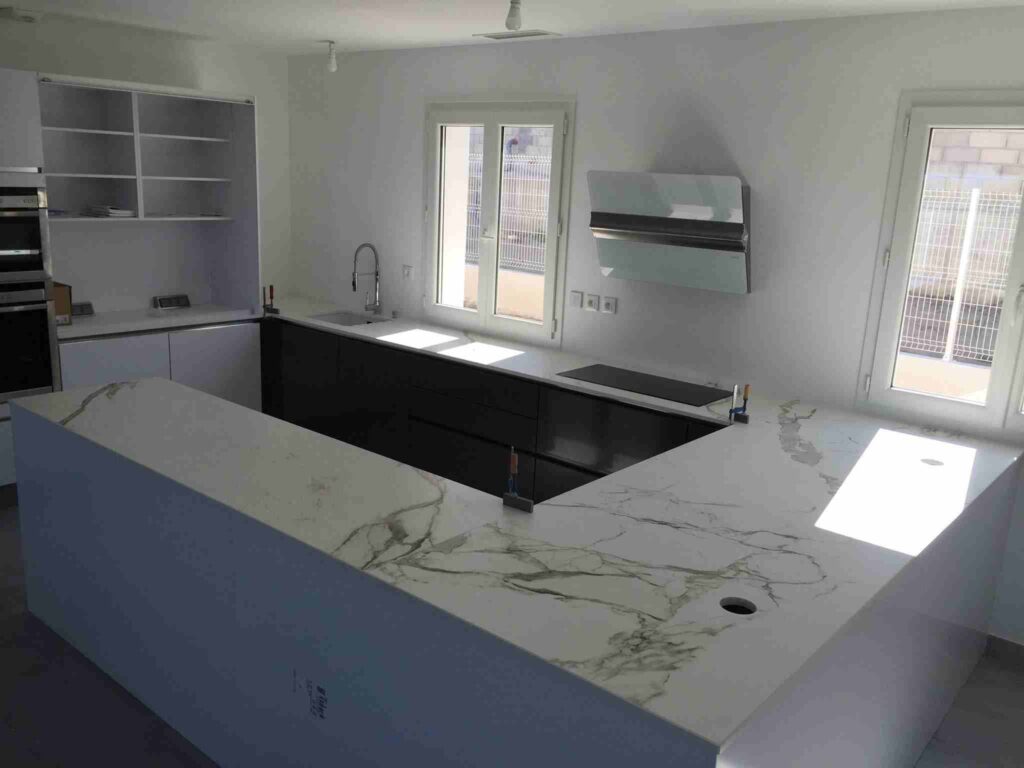 plan de travail dekton